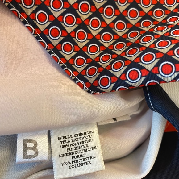 Ann Taylor classy red blue white dress - Picture 3 of 6